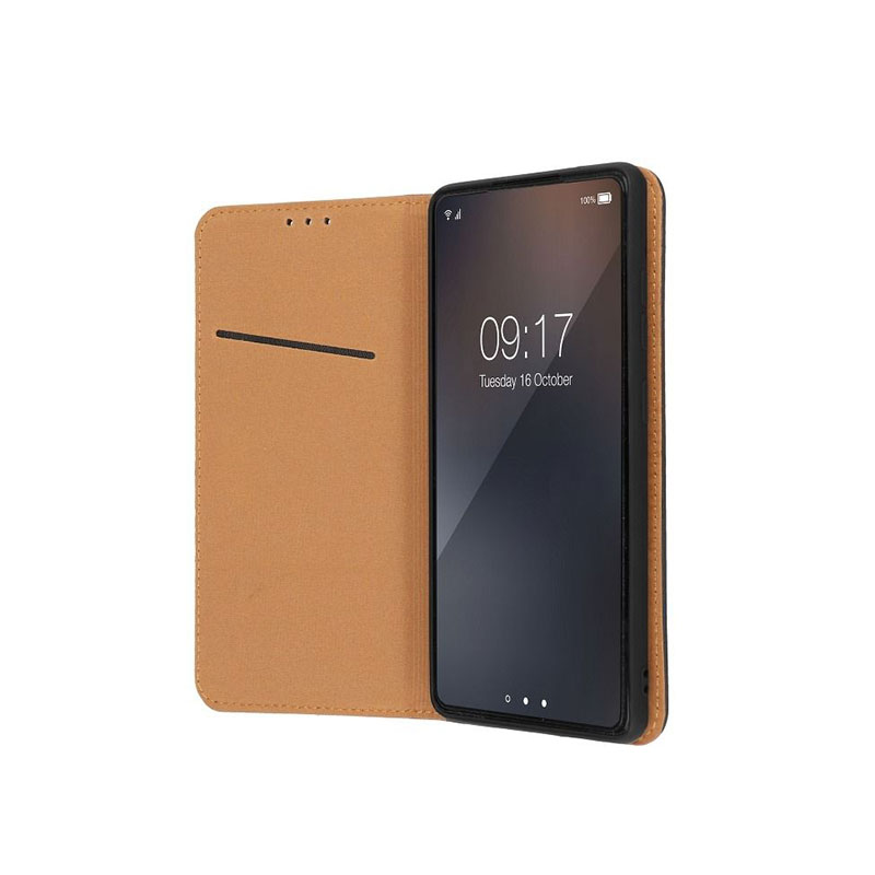 Smart Pro Genuine Leather Book Cover (Xiaomi Redmi Note 10 Pro) black