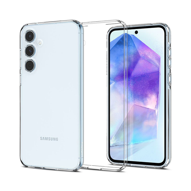 Spigen® Liquid Crystal™ ACS07537 Case (Samsung Galaxy A55 5G) crystal clear