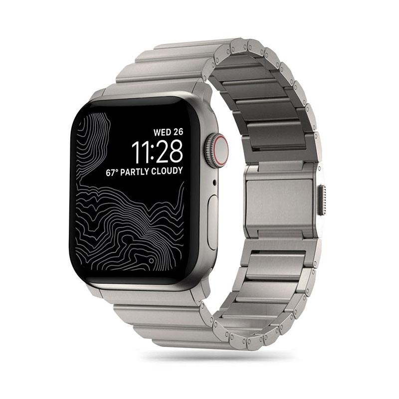 Tech-Protect Steelband Bracelet Λουράκι (Apple Watch All Models) (42/44/45/49mm) titanium