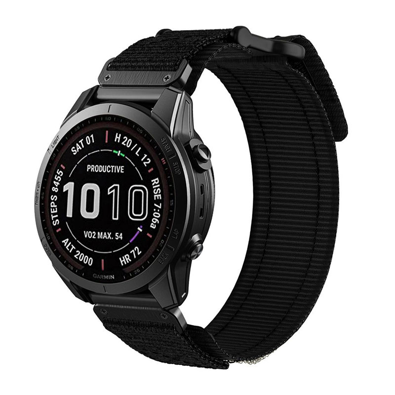 Tech-Protect Scout Pro Nylon (Garmin Fenix 5X-5X Plus / 6X-6X Pro / 7X-7X Pro / 8) (51mm) black