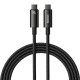 Baseus Tungsten Gold Cable Type-C / Type-C 240W 2M (black)