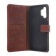 Smart Velvet Leather Book Cover (Motorola Edge 40 Neo) brown