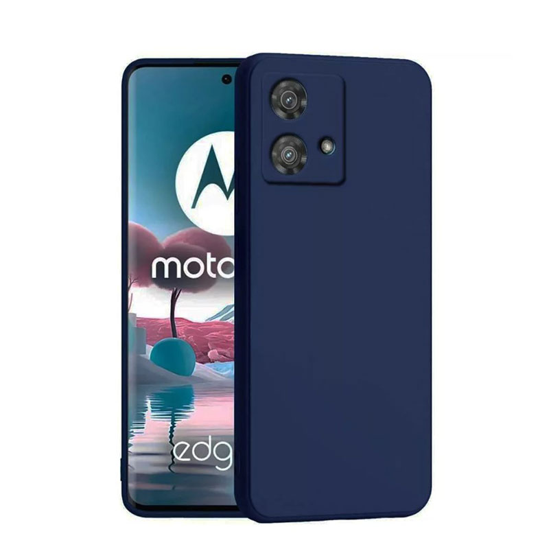 Silicone Soft Case Back Cover (Motorola Edge 40 Neo) blue