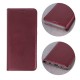 Smart Magnetic Leather Book Cover (Motorola Edge 40 Neo) burgundy