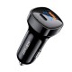 Acefast B4 Display Car Charger 66W Type-C / USB (black)