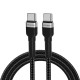 Wozinsky WNBCC2 Type-C / Type-C Cable PD 65W 2m (black)