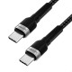 Wozinsky WNBCC2 Type-C / Type-C Cable PD 65W 2m (black)