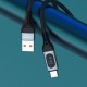 Dudao Type-C Display Fast Charging Cable PD 66W 1m (L7Max) black