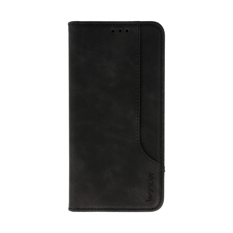 Wonder Prime PU Leather Book Case (Xiaomi Redmi Note 10 Pro) black