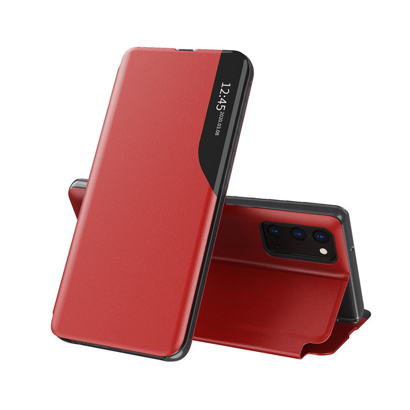 Eco Leather View Elegant Book Case (Samsung Galaxy A22 4G) red