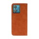 Wonder Prime PU Leather Book Case (Motorola Edge 40 Neo) brown