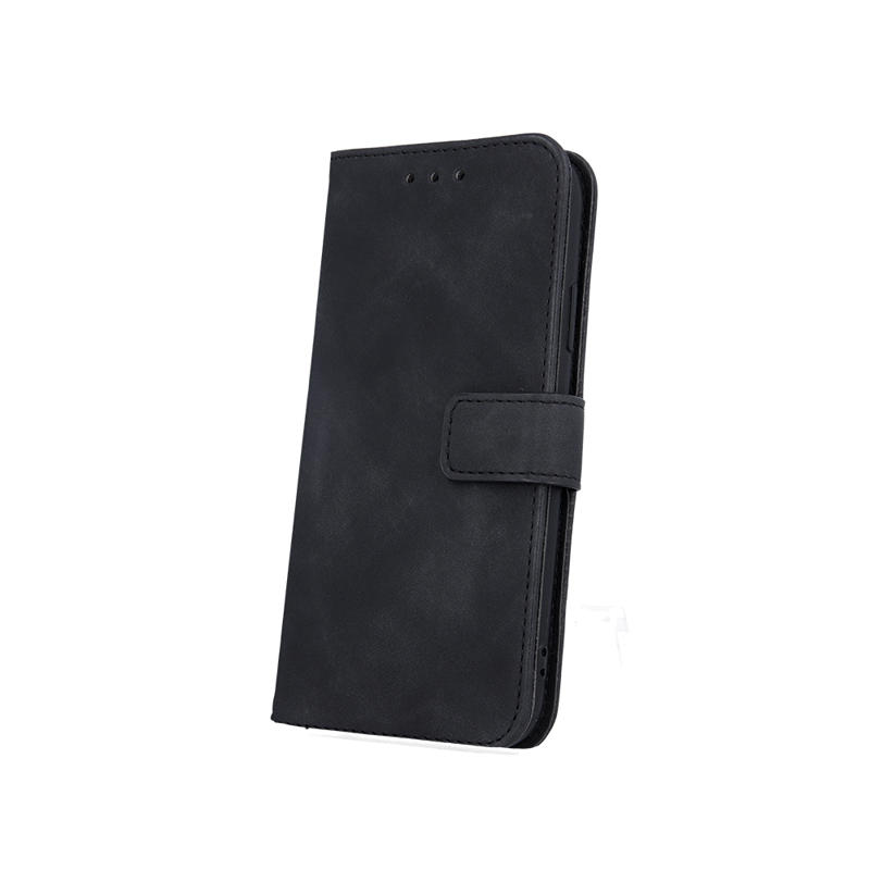 Smart Velvet Leather Book Cover (Motorola Moto G24 / G04 / E14) black