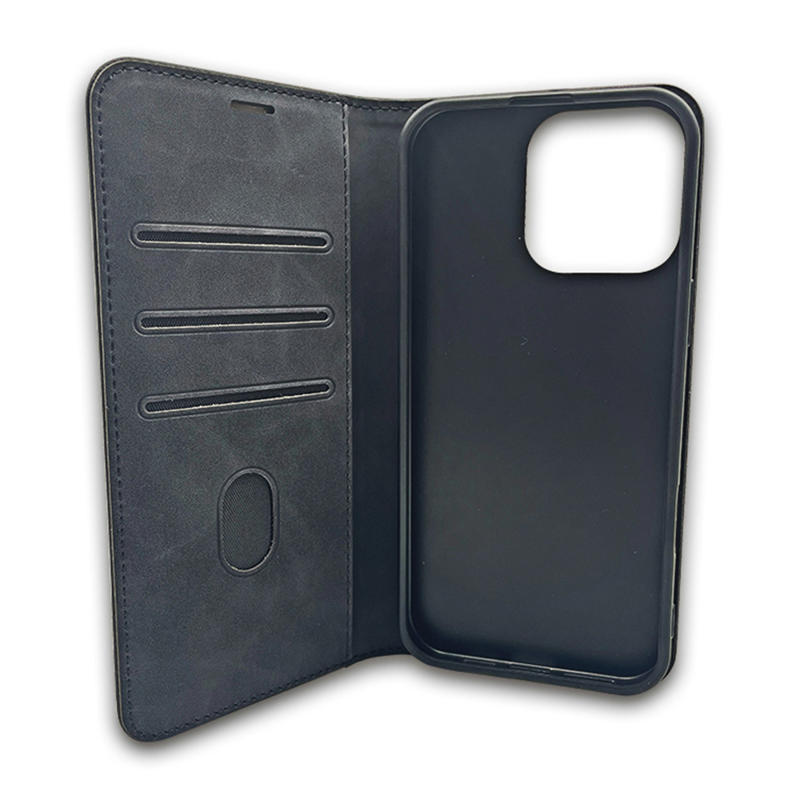 Smart Suede Leather Book Cover (Motorola Moto G24 / G04 / E14) black