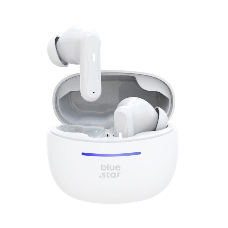 Blue Star BK44 TWS Ακουστικό Bluetooth 5.4 (white)