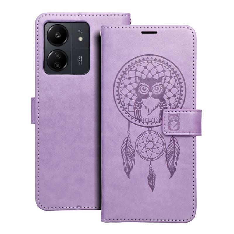 Forcell Mezzo Dreamcatcher Book Cover Case (Xiaomi Redmi 13C / Poco C65) purple