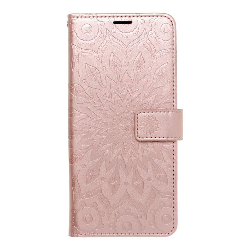 Forcell Mezzo Mandala Book Cover Case (Xiaomi Poco X5 Pro 5G / Redmi Note 12 Pro 5G) rose gold