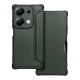 Forcell Razor Carbon Book Cover Case (Xiaomi Redmi Note 13 Pro 4G / Poco M6 Pro 4G) dark green