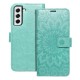 Forcell Mezzo Mandala Book Cover Case (Samsung Galaxy A32 5G) green