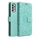 Forcell Mezzo Mandala Book Cover Case (Samsung Galaxy A32 5G) green