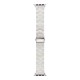 Forcell FA04 Marble Resin Stainless Λουράκι (Apple Watch All Models) (42/44/45/49mm) white