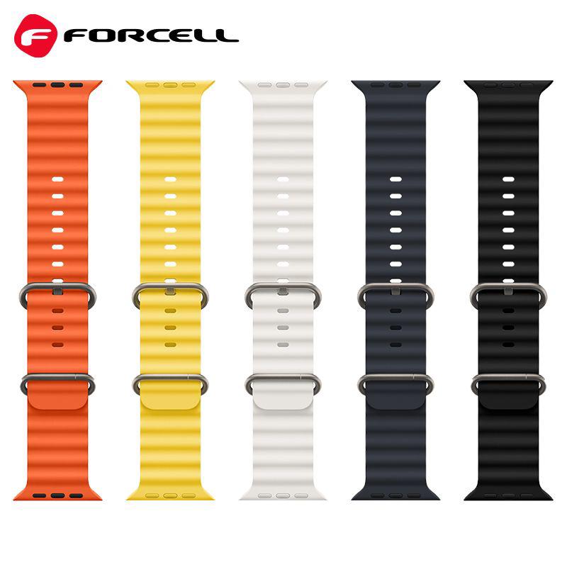 Forcell FA12 Eco TPU Λουράκι (Apple Watch All Models) (42/44/45/49mm) black