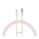 Baseus Explorer Cable Type-C / Type-C PD 6A 100W 1m (pink)