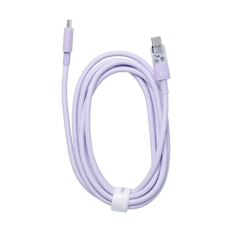 Baseus Explorer Cable Type-C / Type-C PD 6A 100W 2m (purple)