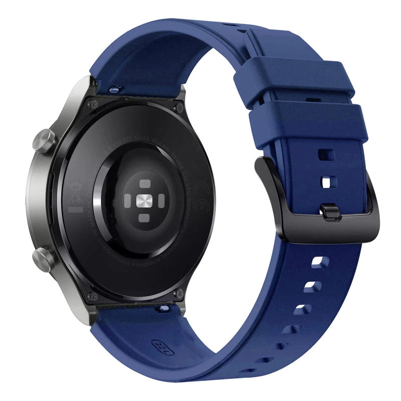 Silicone Strap Λουράκι Σιλικόνης (Huawei Watch GT Αll Models) (46mm) navy blue