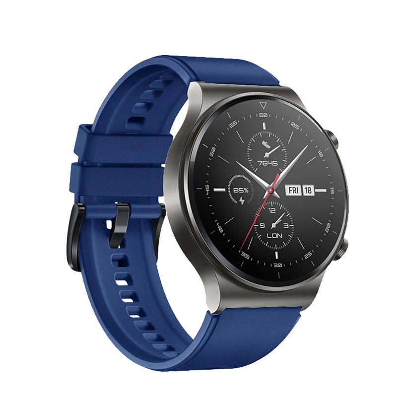 Silicone Strap Λουράκι Σιλικόνης (Huawei Watch GT Αll Models) (46mm) navy blue