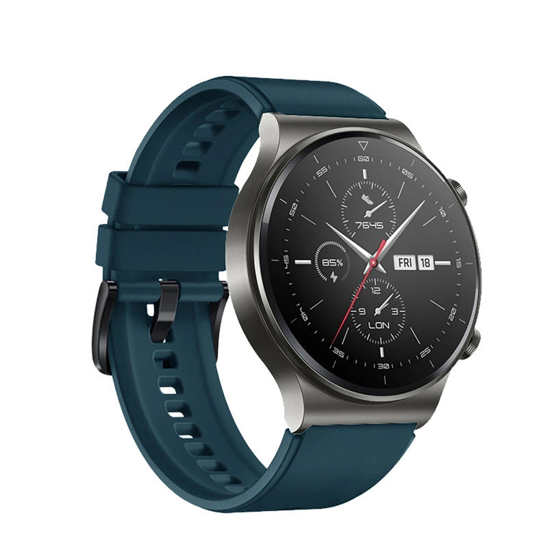 Silicone Strap Λουράκι Σιλικόνης (Huawei Watch GT Αll Models) (46mm) dark green