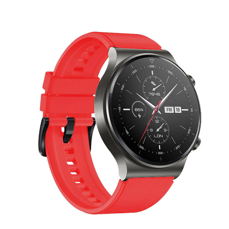 Silicone Strap Λουράκι Σιλικόνης (Huawei Watch GT Αll Models) (46mm) red