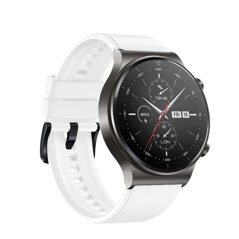 Silicone Strap Λουράκι Σιλικόνης (Huawei Watch GT Αll Models) (46mm) white