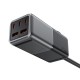 Acefast Z2 GaN 75W PD Wall Charger 3x Type-C / 2x USB-A (black-gray)