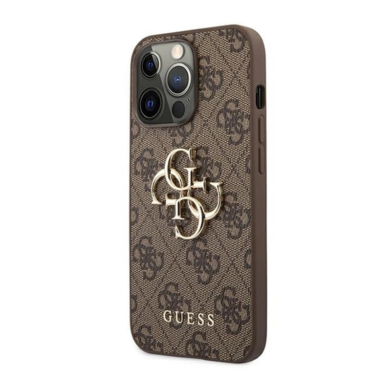 Guess Hardcase 4G Big Metal Logo (iPhone 13 Pro Max) brown