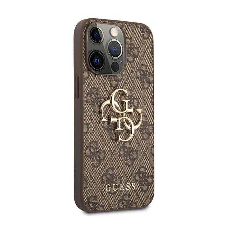 Guess Hardcase 4G Big Metal Logo (iPhone 13 Pro Max) brown