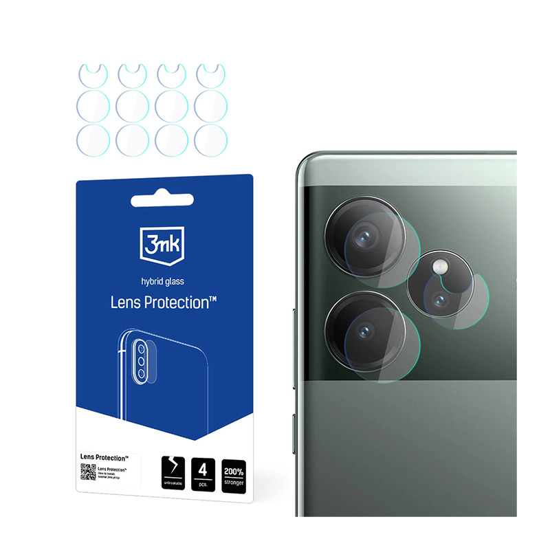 3MK Flexible Camera Lens Protector (Realme GT 6 / 6T) 4 pcs