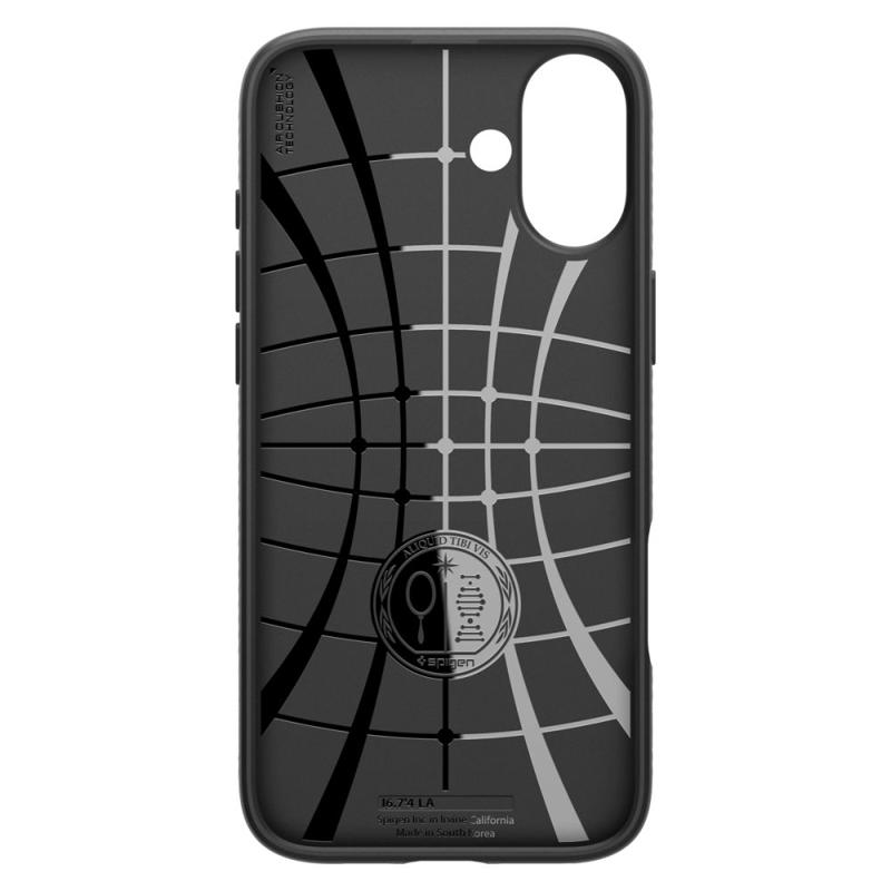 Spigen® Liquid Air™ ACS08194 Case (iPhone 16) matte black