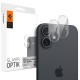 Spigen® Optik.Tr ”Ez Fit” Camera Protector 2-Pack (iPhone 16 / 16 Plus) clear