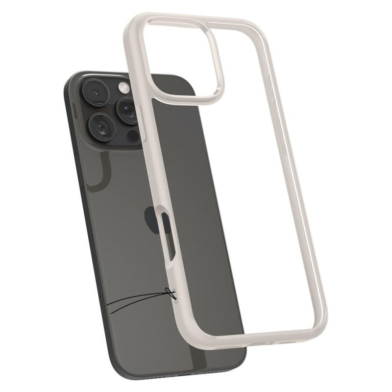 Spigen® Ultra Hybrid™ ACS08127 Case (iPhone 16 Pro) natural titanium