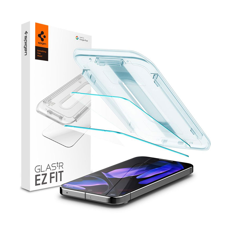 Spigen® GLAS.tR™ Ez Fit (x2Pack) Tempered Glass (iPhone 16 Pro) clear