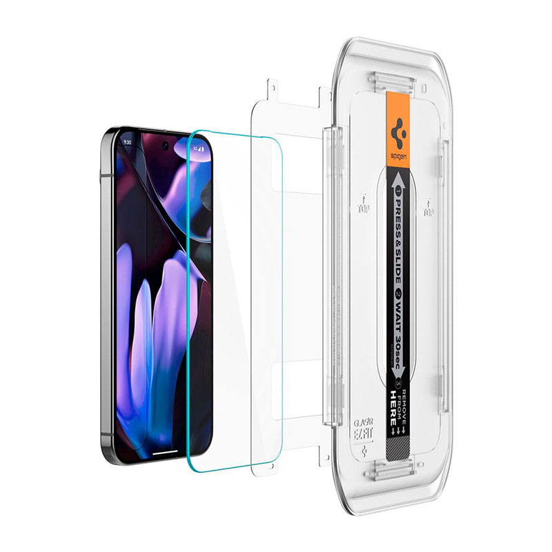 Spigen® GLAS.tR™ Ez Fit (x2Pack) Tempered Glass (iPhone 16 Pro) clear