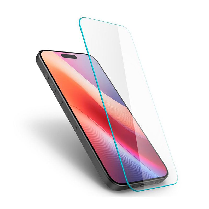 Spigen® GLAS.tR™ Slim Tempered Glass (iPhone 16 Pro) clear