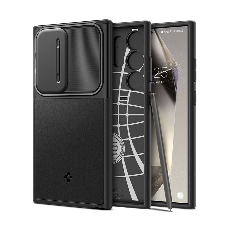 Spigen® Optik Armor ACS07313 Case (Samsung Galaxy S24 Ultra) black