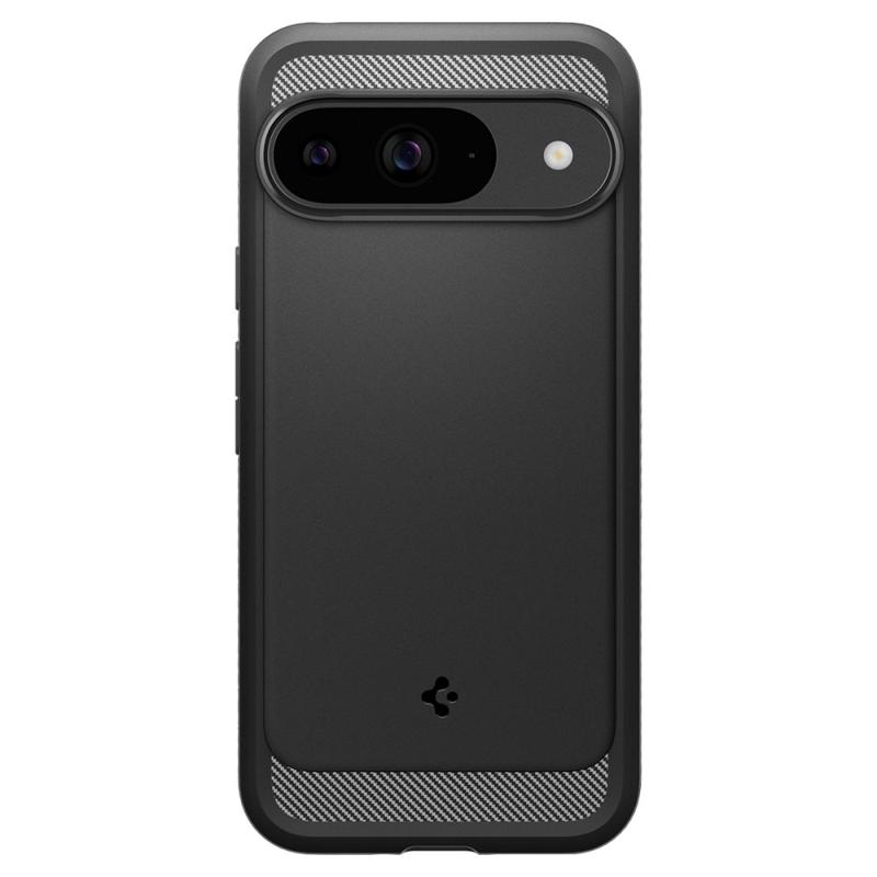 Spigen® Rugged Armor™ ACS07685 Case (Google Pixel 9 / 9 Pro) matte black