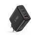 Tech-Protect NC 100W GAN Wall Charger (3x Type-C 1x USB-A) PD QC3.0 (black)