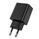 Tech-Protect NC 30W Wall Charger (1x Type-C 1x USB-A) PD QC3.0 (black)