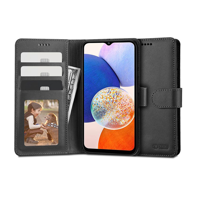 Tech-Protect Wallet Stand Book Case (Samsung Galaxy A14 5G / 4G) black