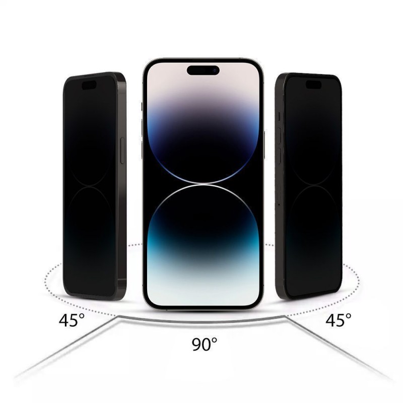 Hofi Anti Spy Pro+ Privacy Tempered Glass (x2 Pack) (iPhone 16 Pro Max)