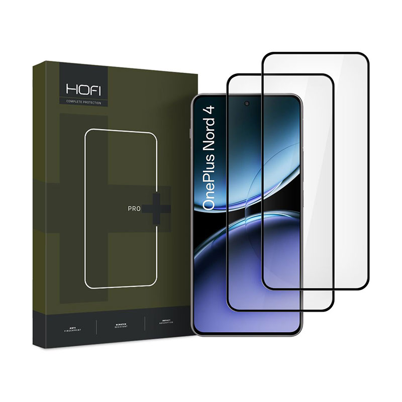 Hofi Glass Pro+ 2x Pack Full Face Tempered Glass (Oneplus Nord 4 5G) black