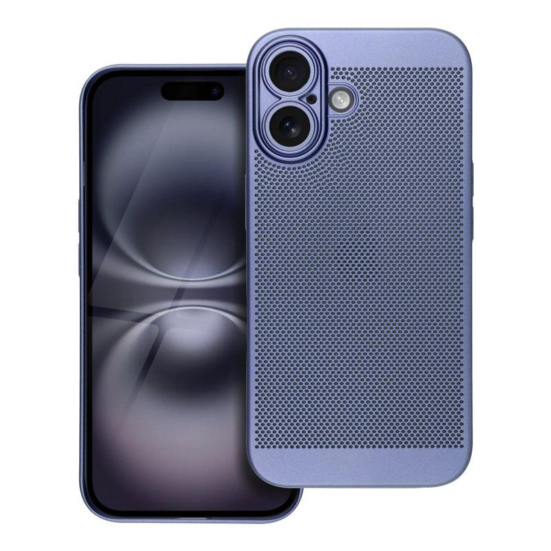 Forcell Breezy PC Back Cover Case (iPhone 16) blue